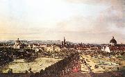 BELLOTTO, Bernardo View of Vienna from the Belvedere hjhk oil on canvas